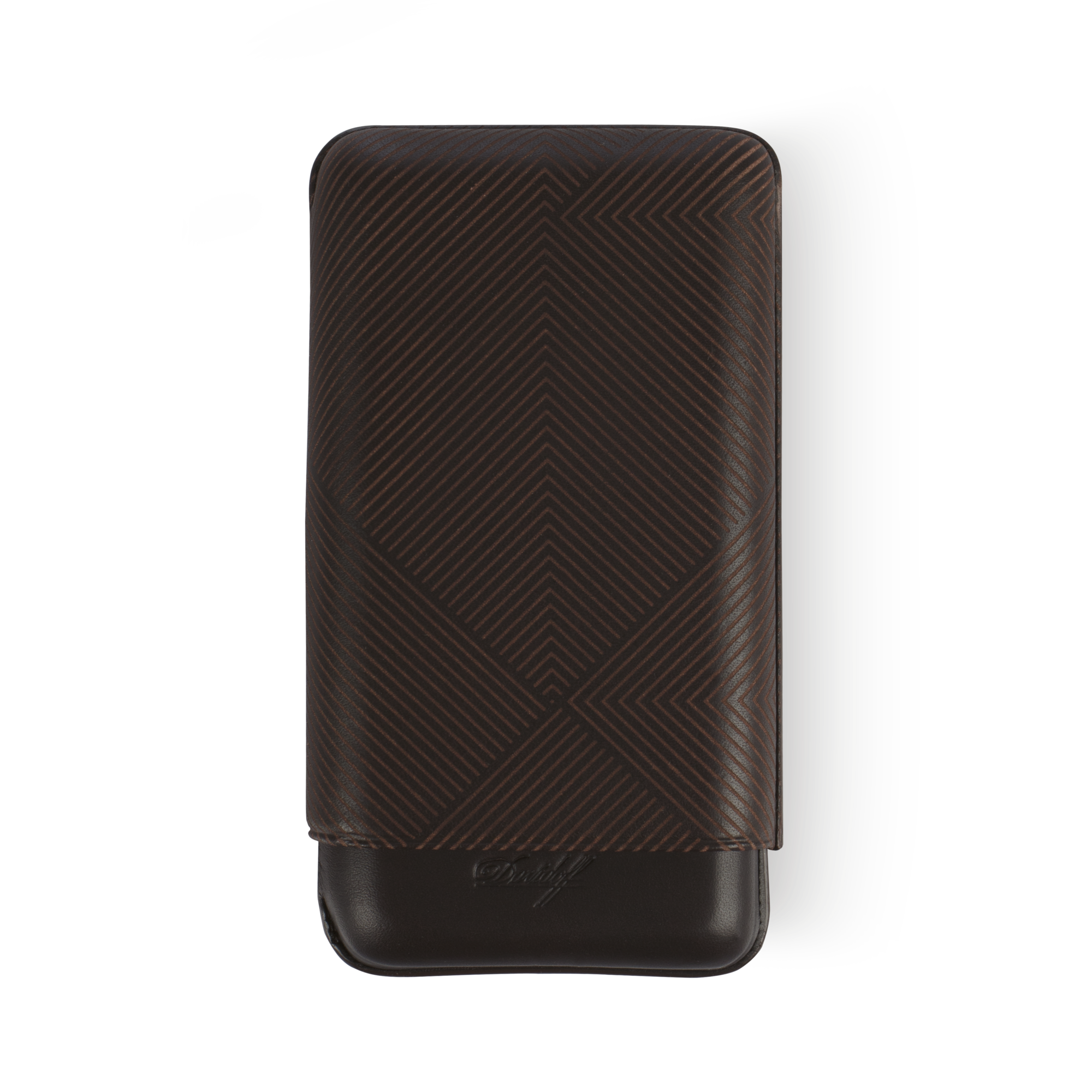 Davidoff Zigarrenetui XL-3 Leder Blatt braun