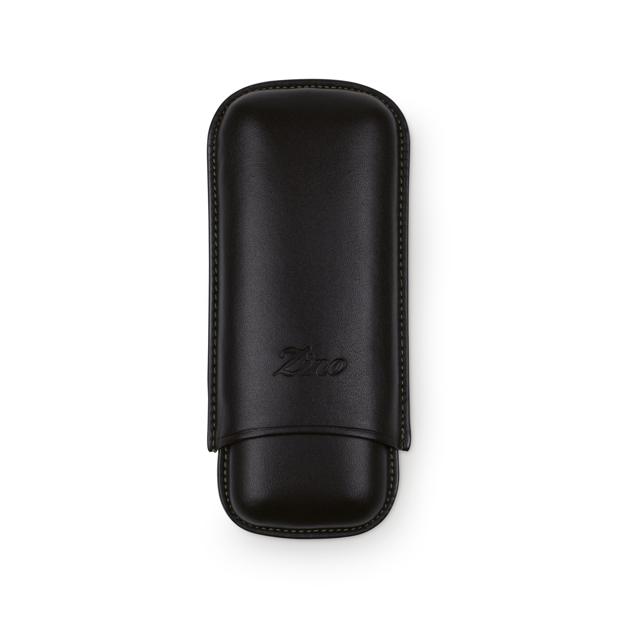 Zino Zigarrenetui R-2 Leder schwarz mint