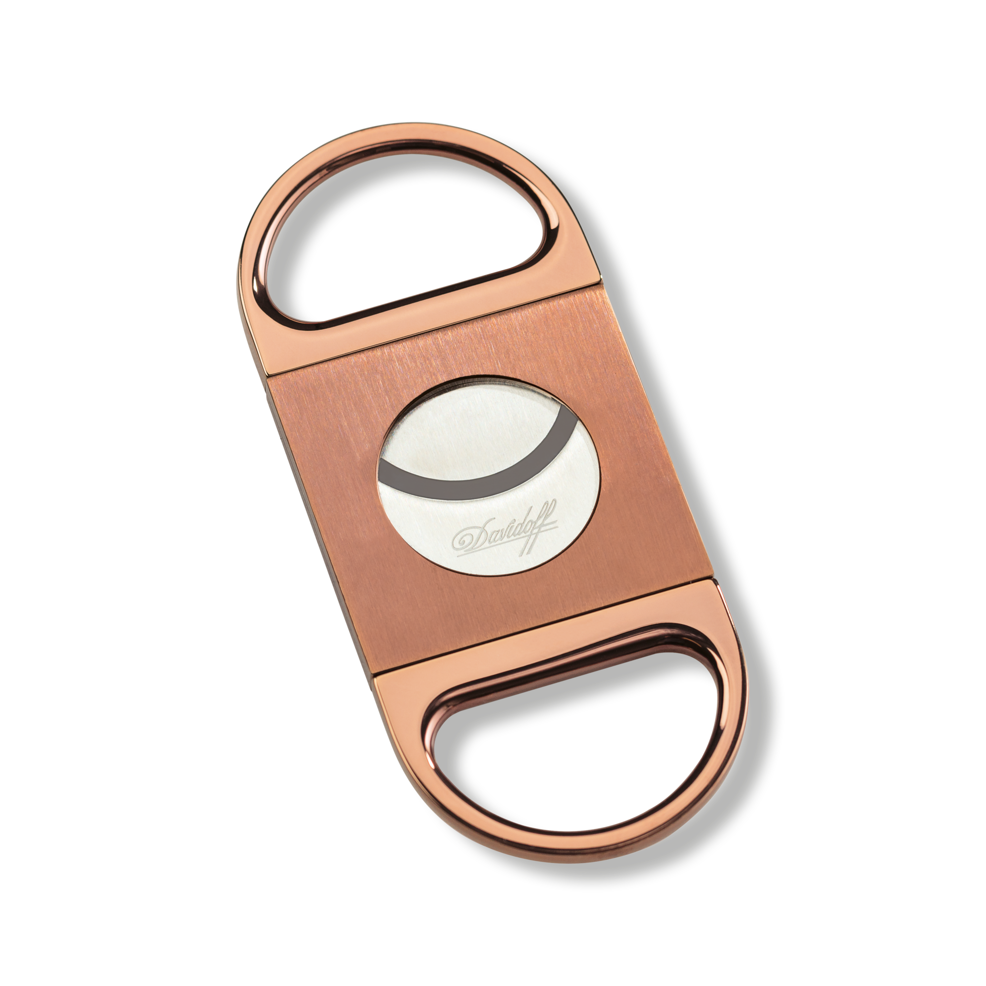 Davidoff Doppelklingen-Cutter Edelstahl gebürstet rosegold